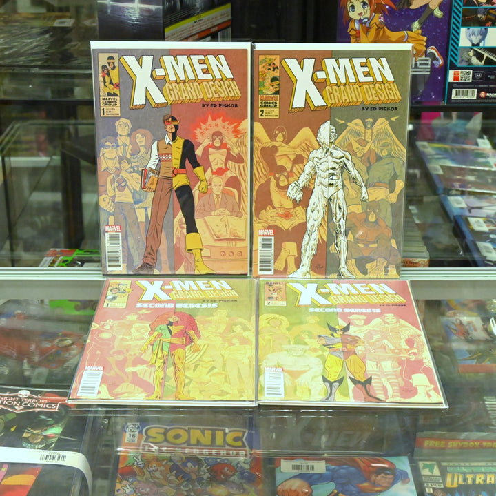 X-Men: Grand Design Parts 1&2 + 2nd Genesis Parts 1&2 - Piskor - Marvel Comics
