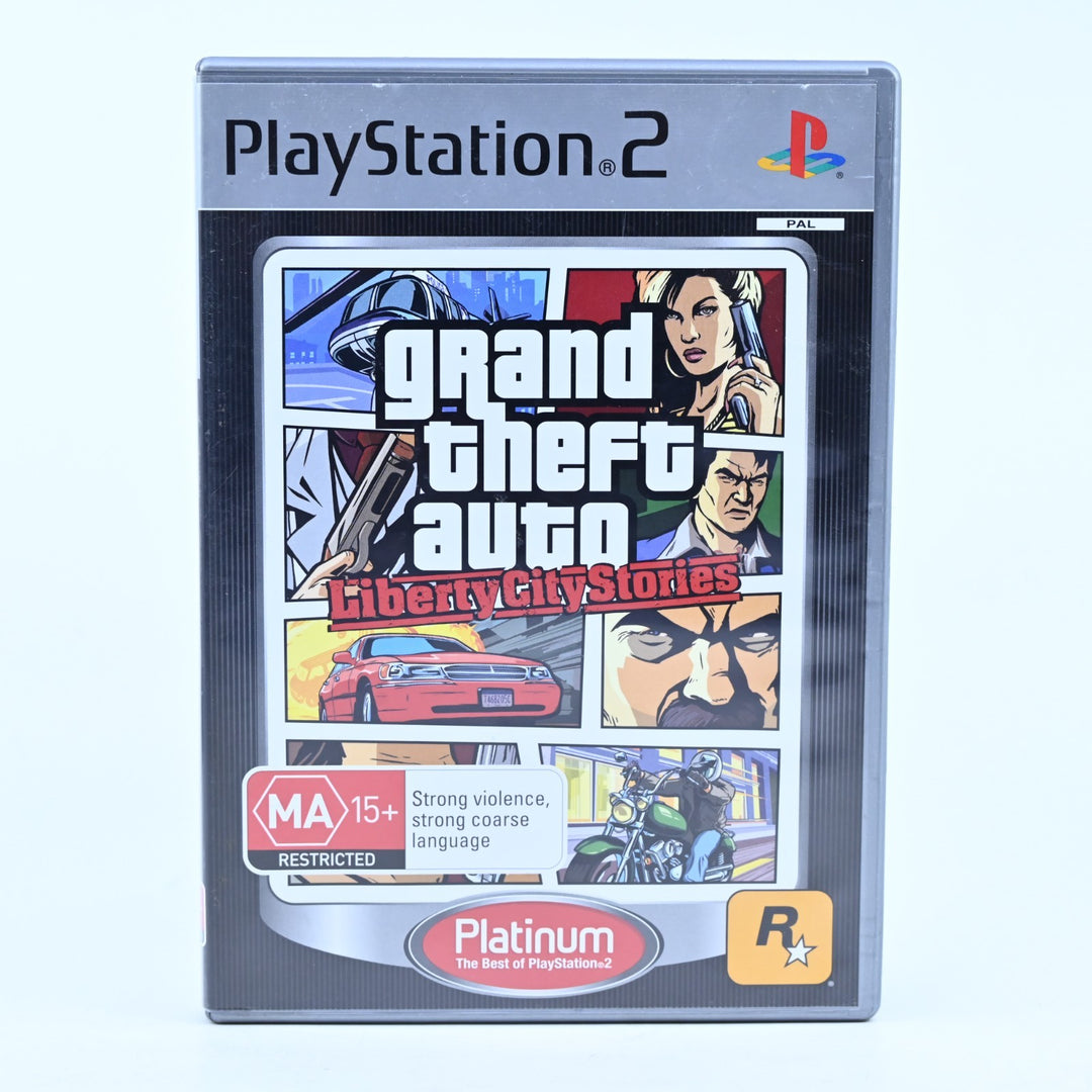 Grand Theft Auto: Liberty City Stories - Sony Playstation 2 / PS2 Game + Manual