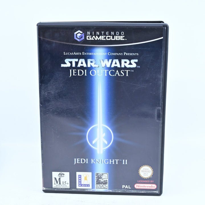 Star Wars Jedi Knight II 2: Jedi Outcast - Nintendo Gamecube Game + Manual - PAL
