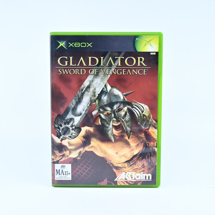 Gladiator: Sword of Vengeance - Original Xbox Game - Manual - PAL - FREE POST!