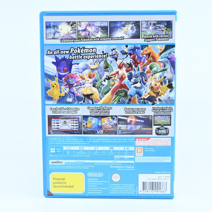 Pokken Tournament - No Amiibo Card - Nintendo Wii U Game - PAL - FREE POST!