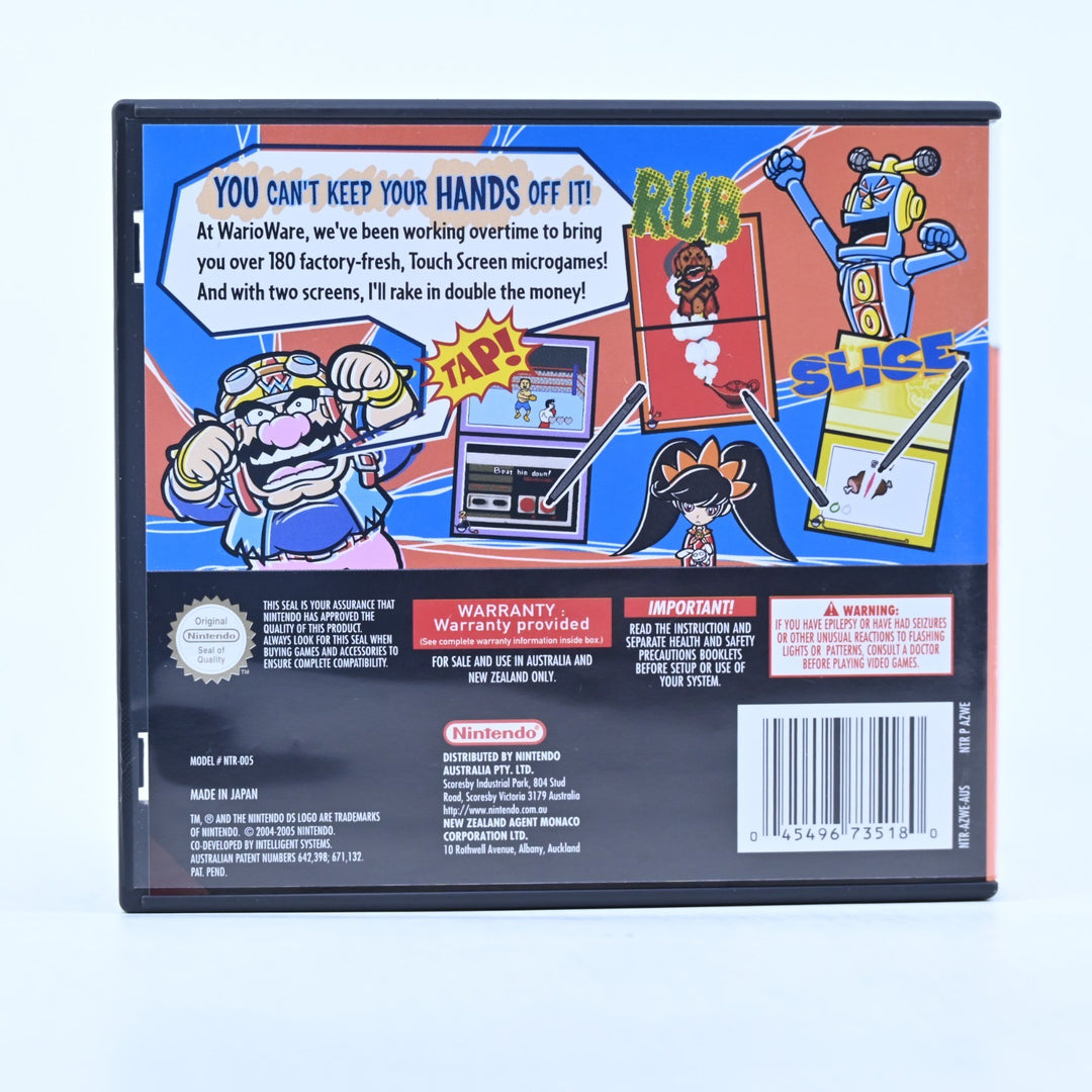Wario Ware Touched!- Nintendo DS Game - PAL + Manual - FREE POST!