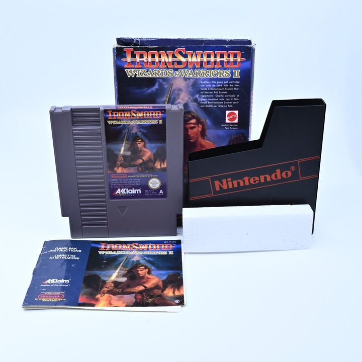 Iron Sword: Wizards &amp; Warriors II - NES Boxed Game - PAL - FREE POST!