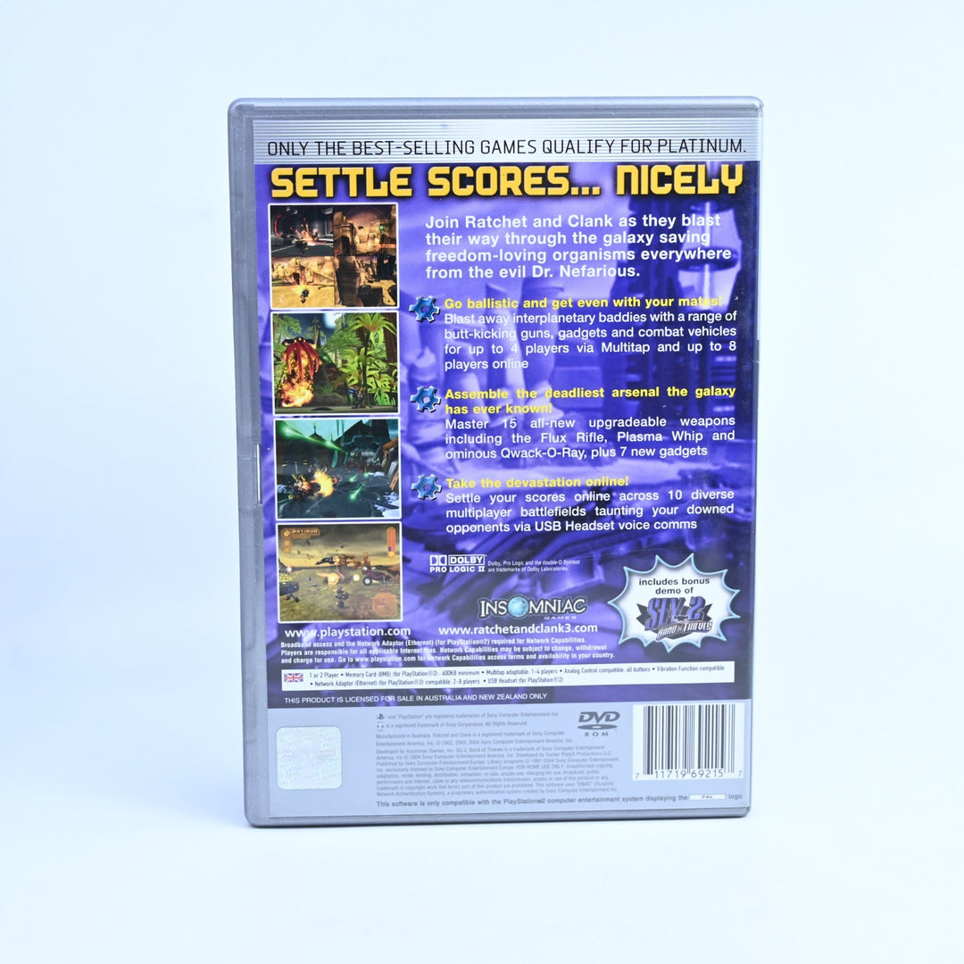 Ratchet & Clank 3: Up Your Arsenal - Sony Playstation 2 / PS2 Game + Manual