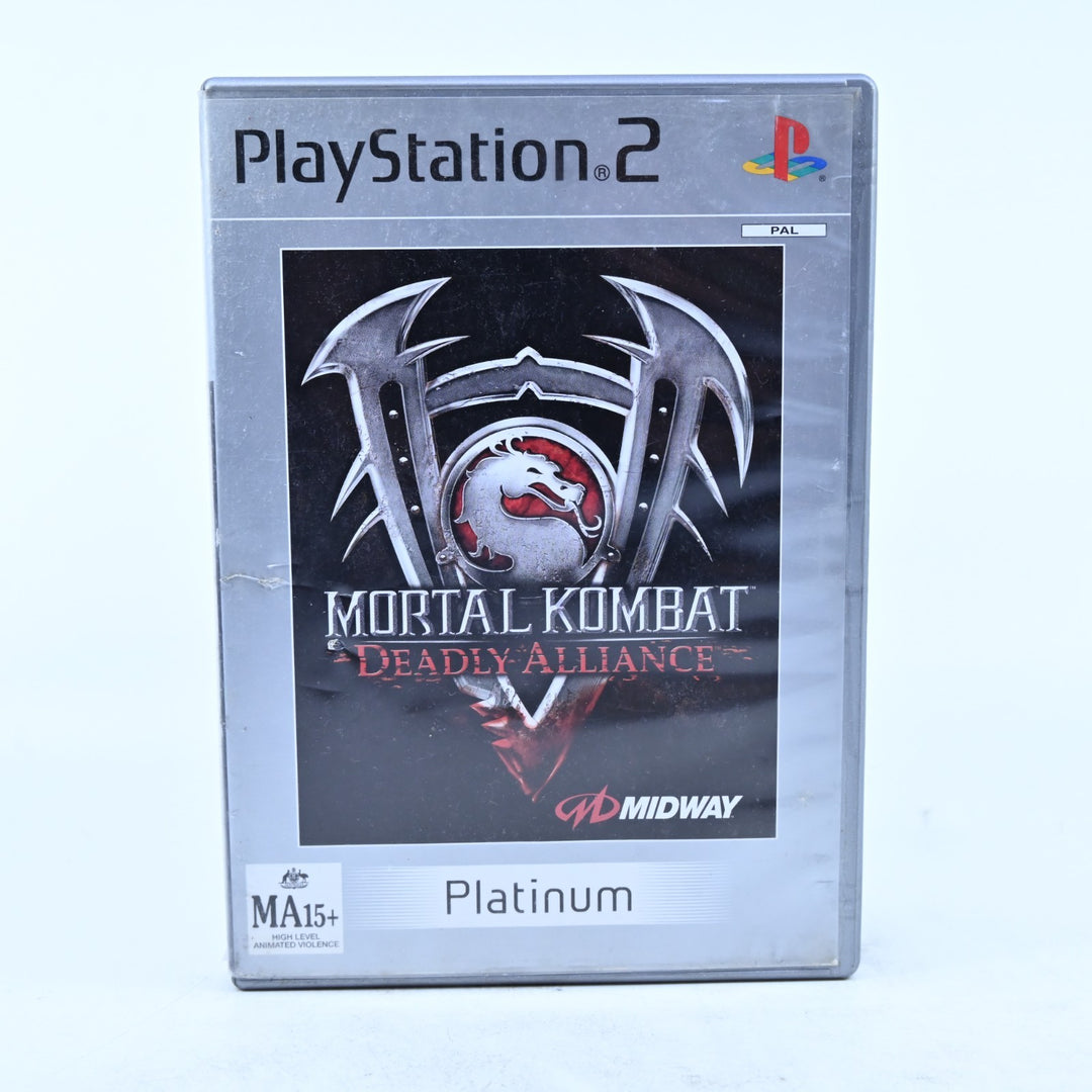 Mortal Kombat: Deadly Alliance - Sony Playstation 2 / PS2 Game + Manual - PAL