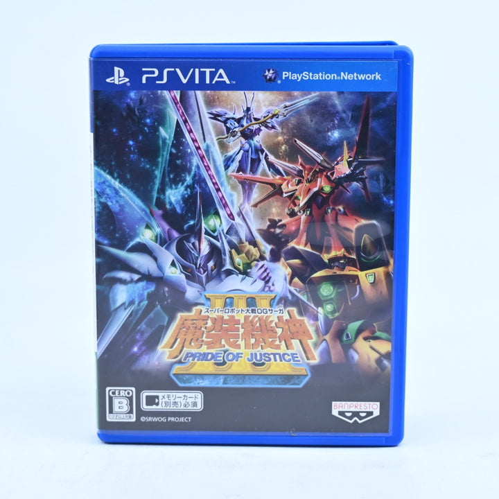 Maso Kishin III: Pride of Justice - Sony PS Vita Game - NTSC-J - FREE POST!