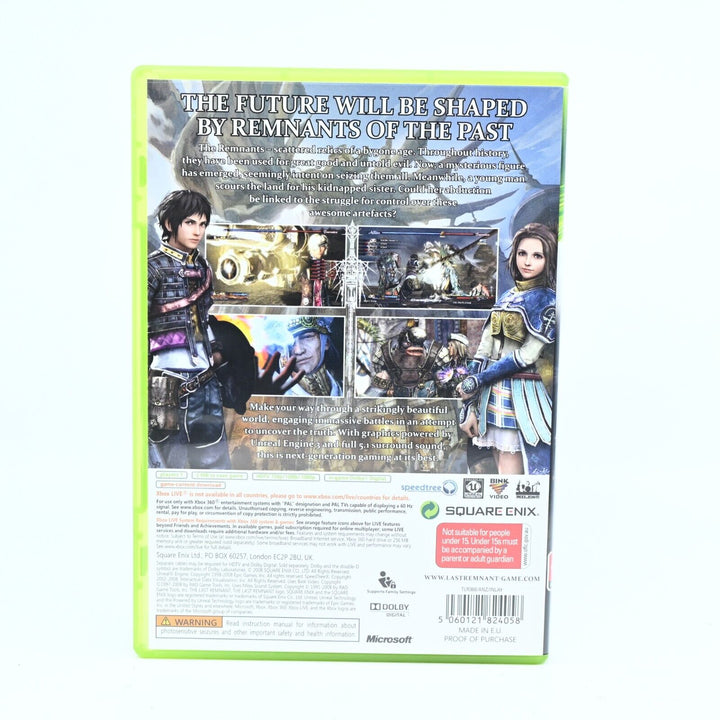 The Last Remnant - Xbox 360 Game + Manual - PAL - MINT DISC!