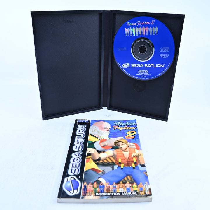 Virtua Fighter 2 - Sega Saturn Game + Manual - PAL - MINT DISC!