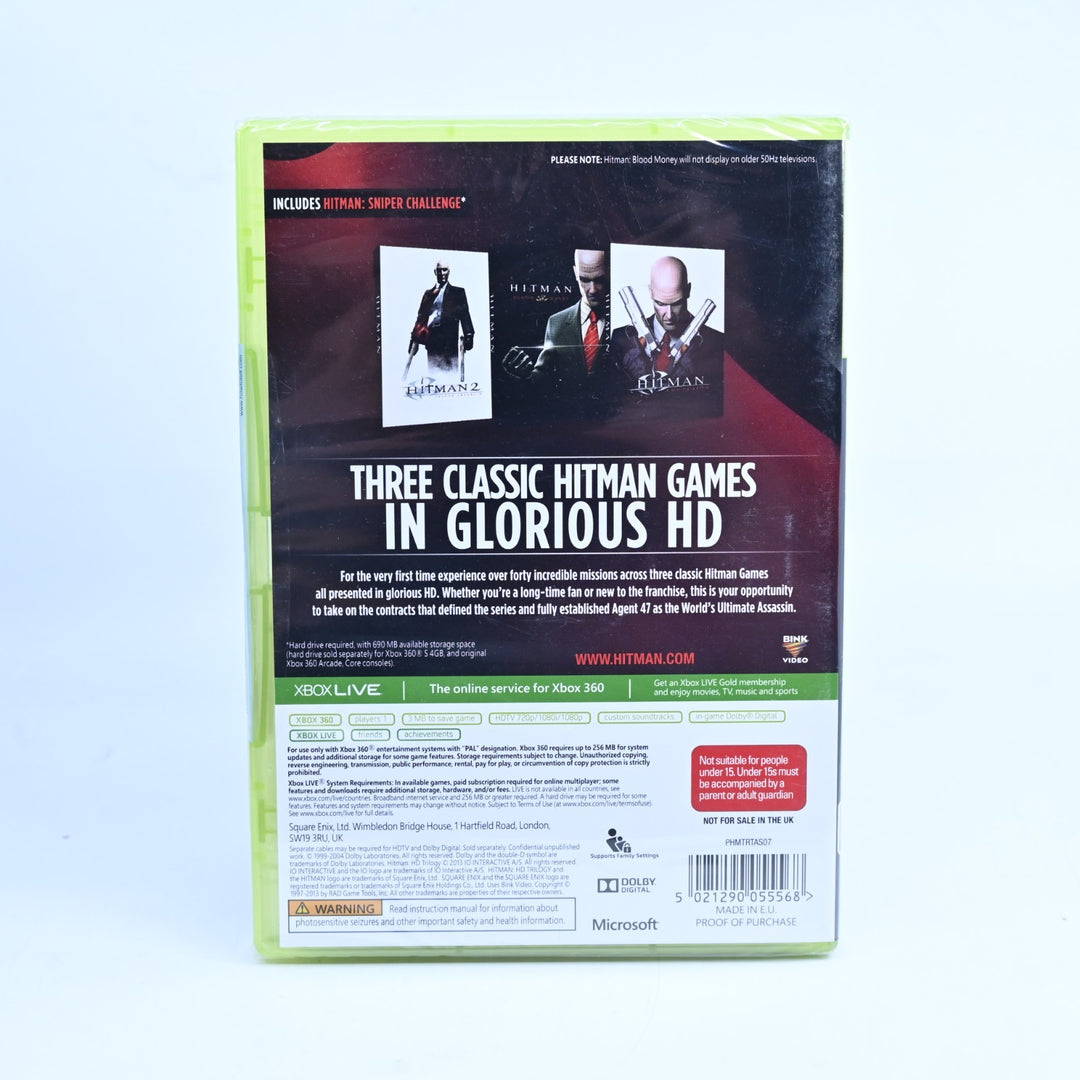 Hitman HD Trilogy - SEALED! Xbox 360 Game + Manual - PAL - MINT DISC!