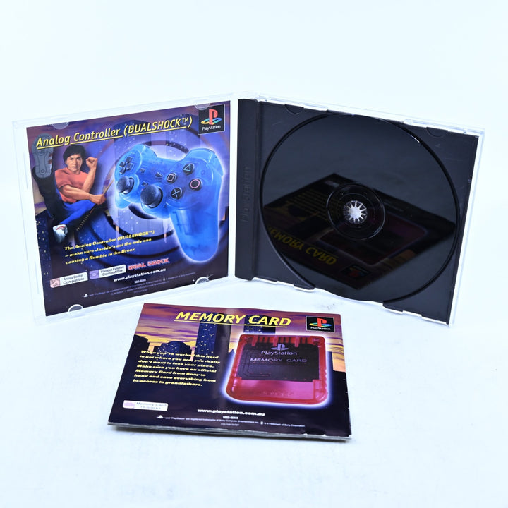 Jackie Chan Stuntmaster - Sony Playstation 1 / PS1 Game + Manual - PAL