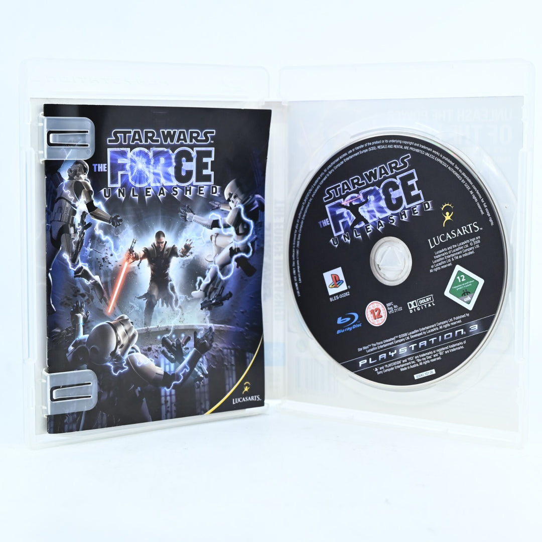 Star Wars: The Force Unleashed - Sony Playstation 3 / PS3 Game + Manual