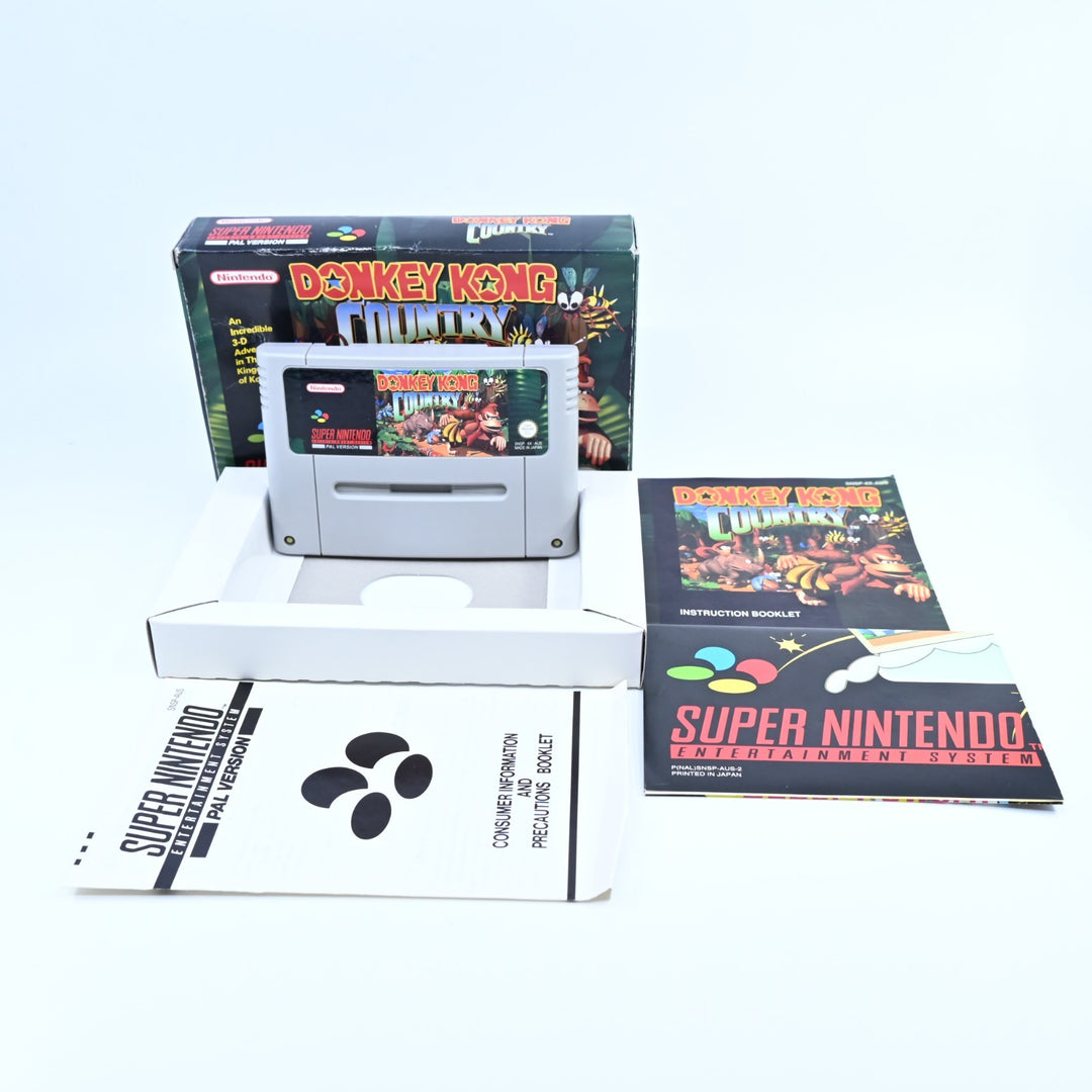 Donkey Kong Country - Super Nintendo / SNES Boxed Game - PAL - FREE POST!