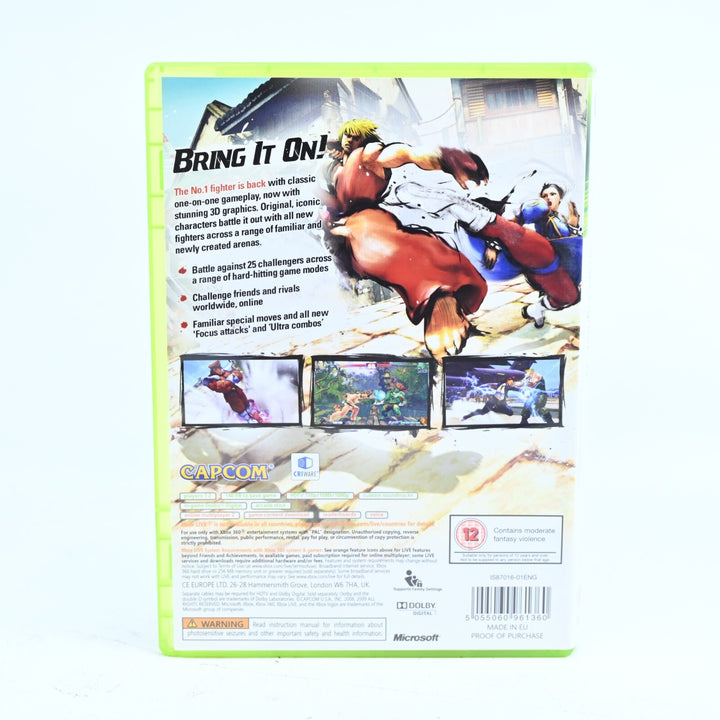 Street Fighter IV 4 - Xbox 360 Game + Manual - PAL - MINT DISC!