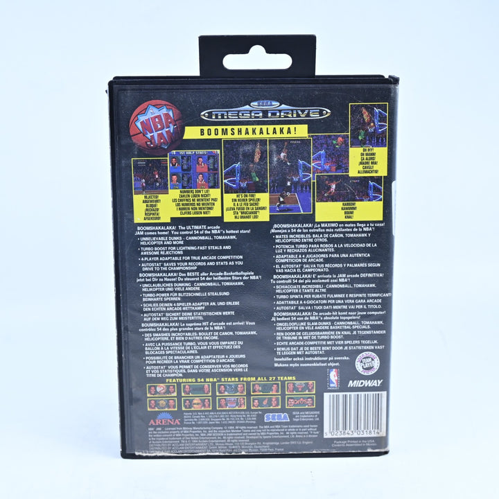 NBA Jam - Sega Mega Drive Game + Manual - PAL - FREE POST!