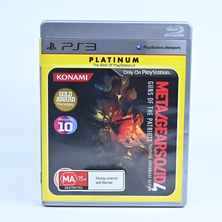 Metal Gear Solid 4: Guns of the Patriots - Sony Playstation 3 / PS3 Game