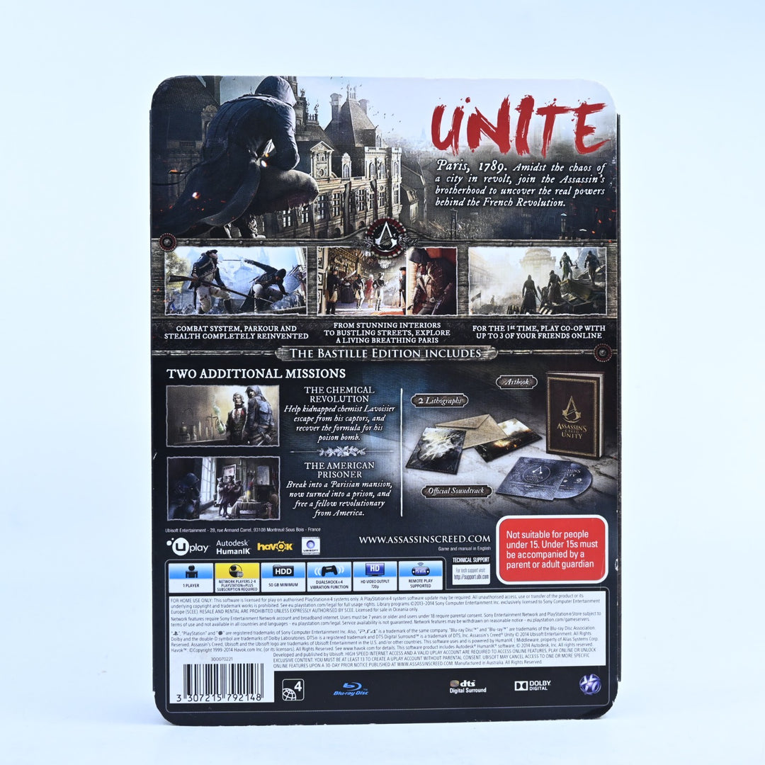Assassin's Creed Unity Bastille Edition - Sony Playstation 4 / PS4 Game