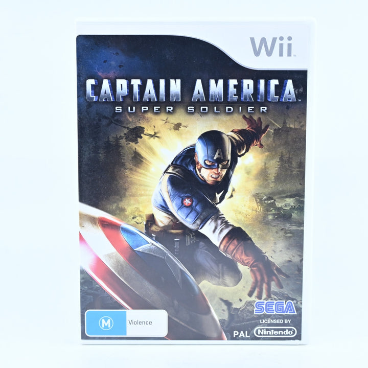 Captain America: Super Soldier  - Nintendo Wii Game + Manual - PAL - MINT DISC!