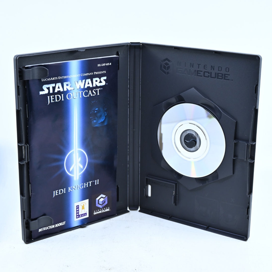 Star Wars Jedi Knight II 2: Jedi Outcast - Nintendo Gamecube Game + Manual - PAL