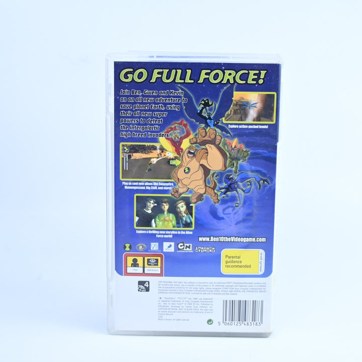 Ben 10 Alien Force - Sony PSP Game + Manual - FREE POST!