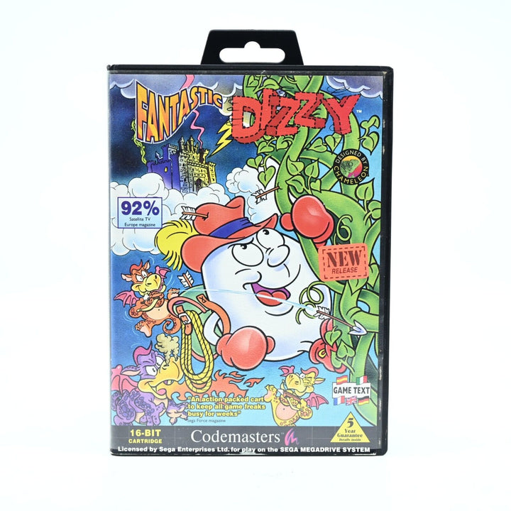 Fantastic Dizzy + Manual - Sega Mega Drive Game - PAL - FREE POST!