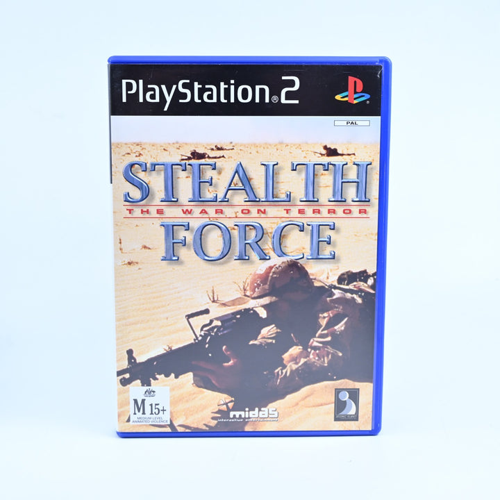 Stealth Force: The War Of Terror - Sony Playstation 2 / PS2 Game + Manual - PAL