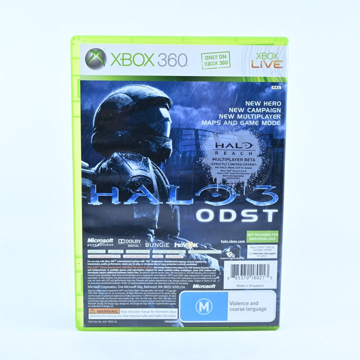 Forza Motorsport 3 + Halo 3 ODST Double Pack - Xbox 360 Game - No Manual - PAL