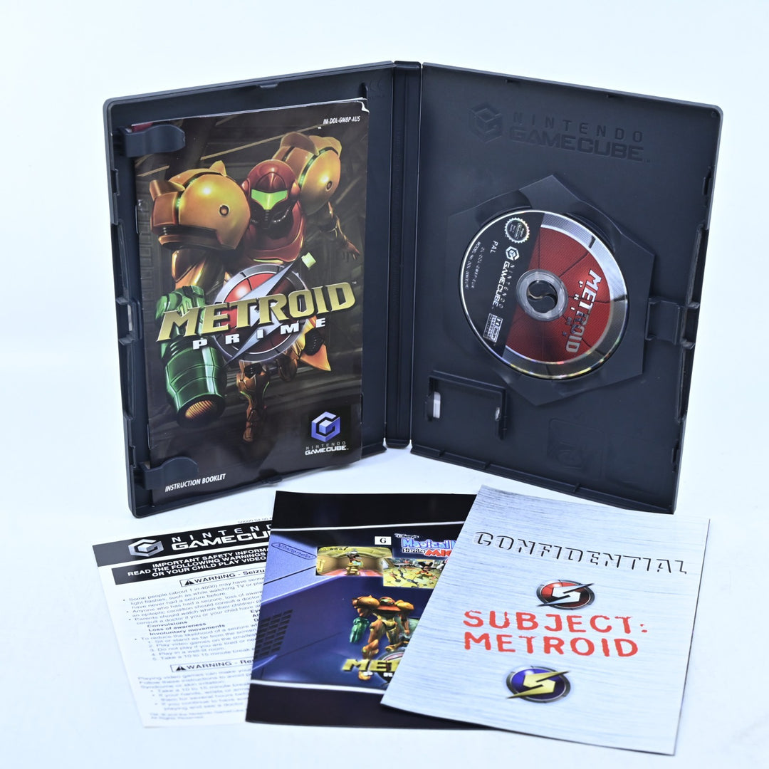 Metroid Prime - Nintendo Gamecube Game + Manual - PAL - FREE POST!