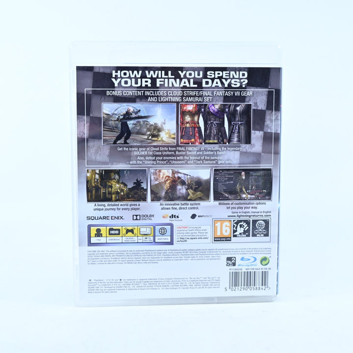 Lightning Returns: Final Fantasy XIII - Sony Playstation 3 / PS3 Game + Manual