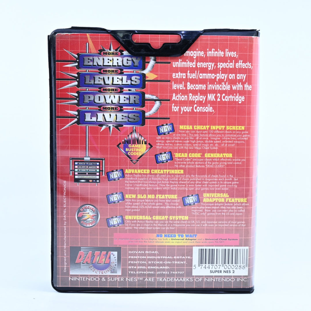 Boxed Datel Electronics Pro Action Replay 2 for the SNES - SNES Accessory