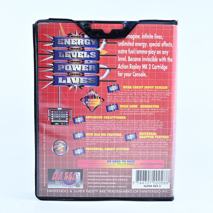 Boxed Datel Electronics Pro Action Replay 2 for the SNES - SNES Accessory