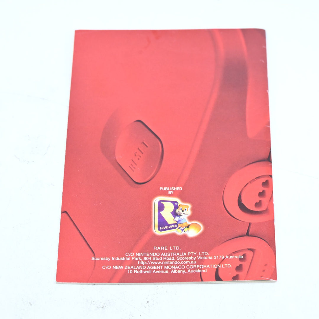 Conker's Bad Fur Day Manual - Other Nintendo 64 / N64 - PAL - FREE POST!