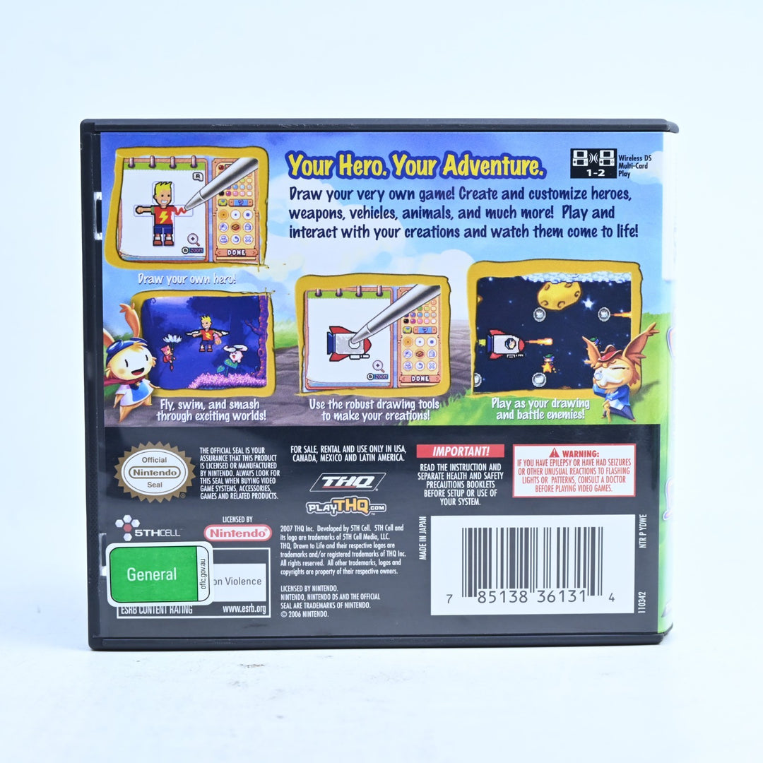 Drawn to Life - Nintendo DS Game + Manual - Region Free - FREE POST!