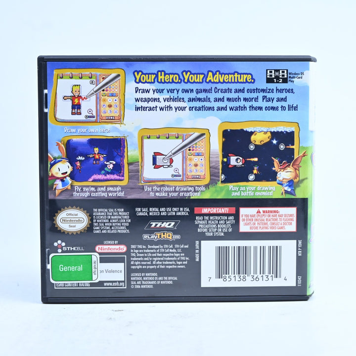 Drawn to Life - Nintendo DS Game + Manual - Region Free - FREE POST!