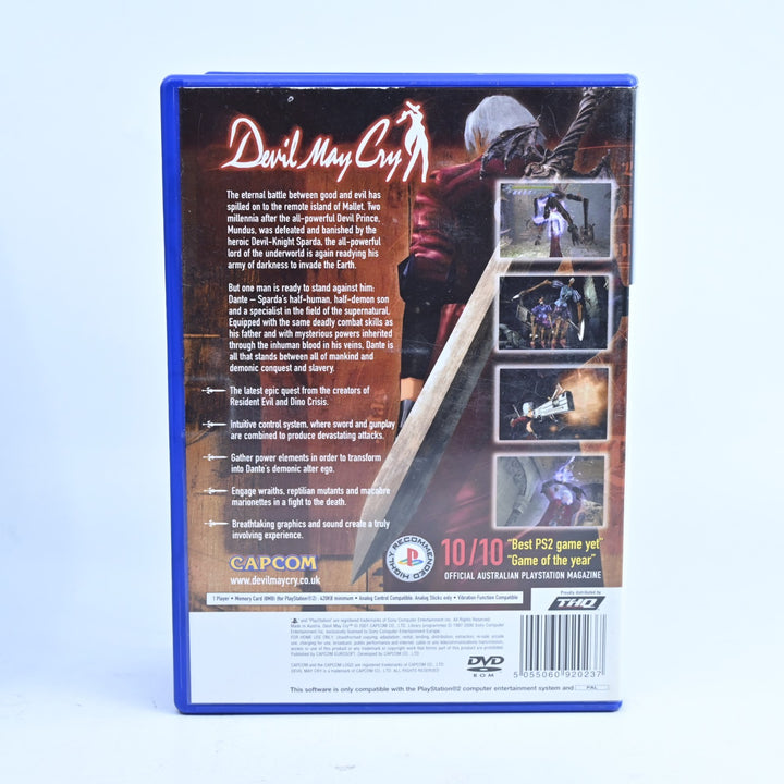 Devil May Cry - Sony Playstation 2 / PS2 Game + Manual - PAL - MINT DISC!