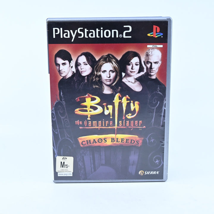Buffy the Vampire Slayer: Chaos Bleeds - Sony Playstation 2 / PS2 Game + Manual
