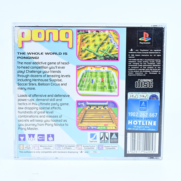 Pong - Sony Playstation 1 Game / PS1 Game - Disc Only - PAL - MINT DISC!