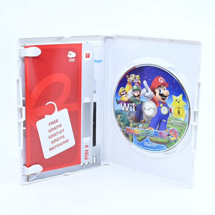Mario Party 9 - Nintendo Wii Game + Manual - PAL - MINT DISC!