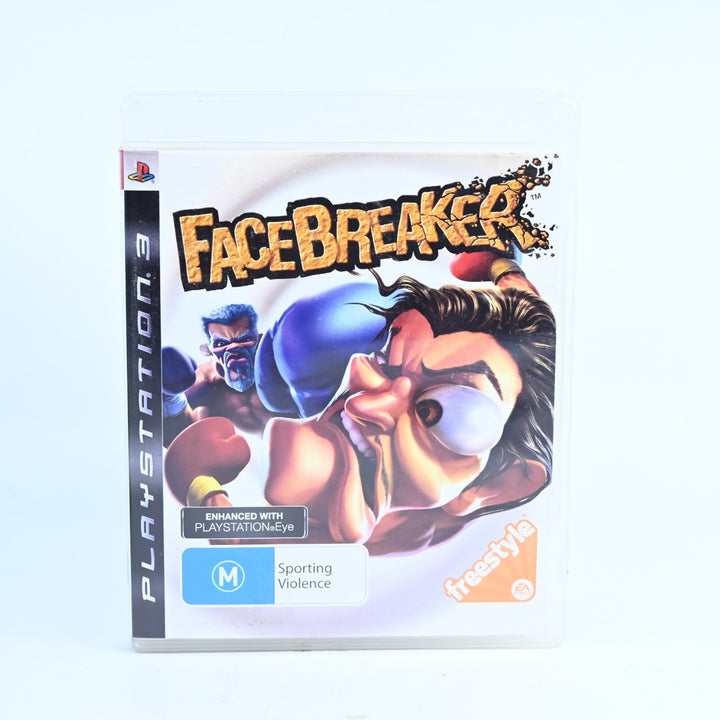 FaceBreaker - Sony Playstation 3 / PS3 Game + Manual - FREE POST!