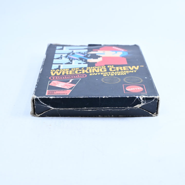 Wrecking Crew - 5 Screw - NES Boxed Game - No Manual - PAL - FREE POST!