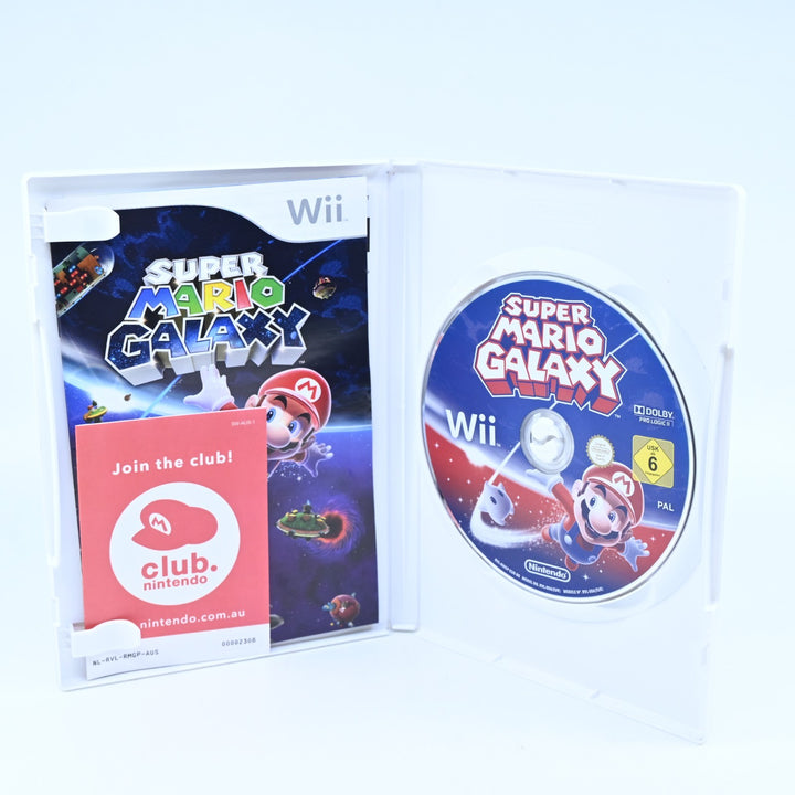 Super Mario Galaxy - Nintendo Wii Game + Manual - PAL