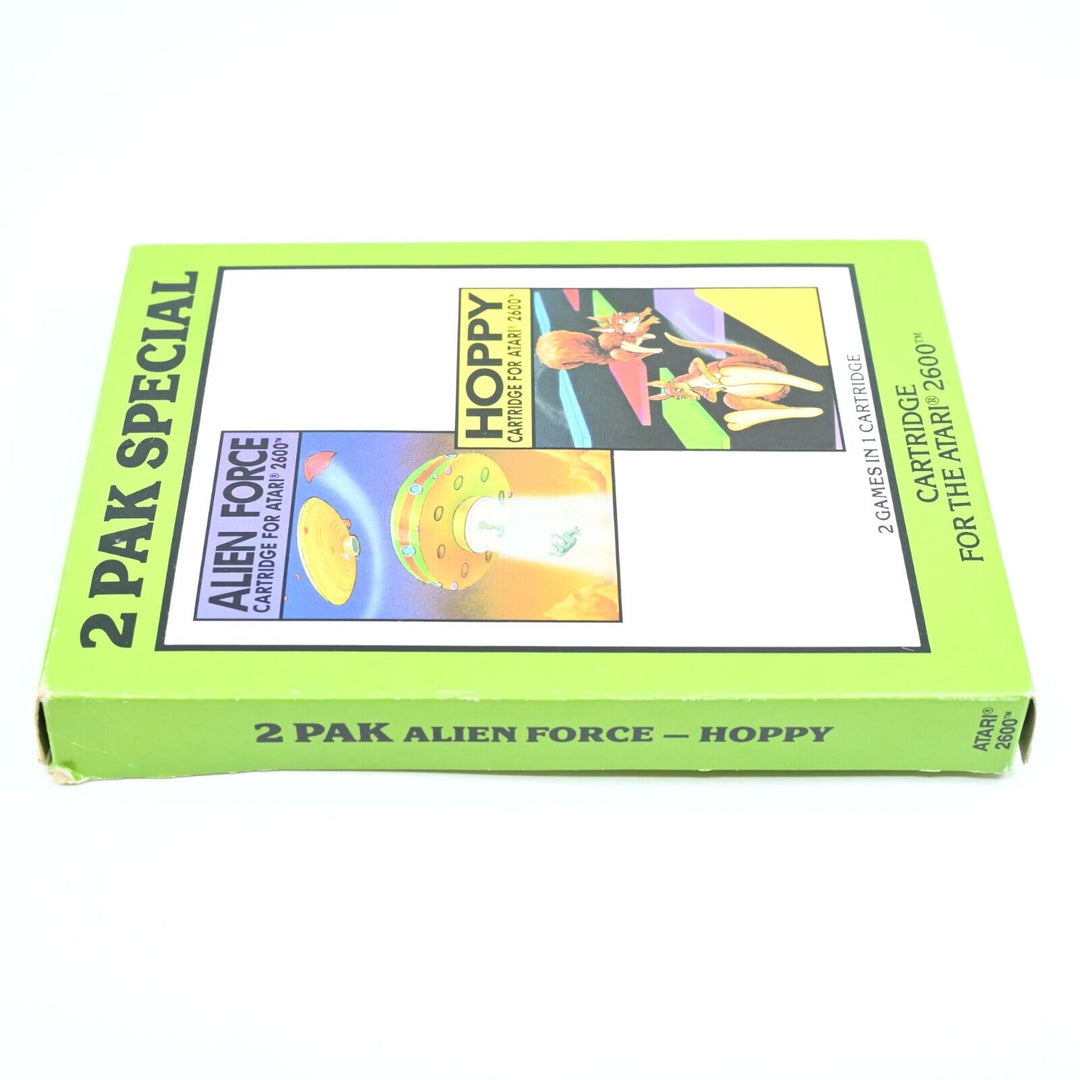 2 Pak Special - Alien Force + Hoppy - Atari 2600 Boxed Game - PAL - FREE POST!