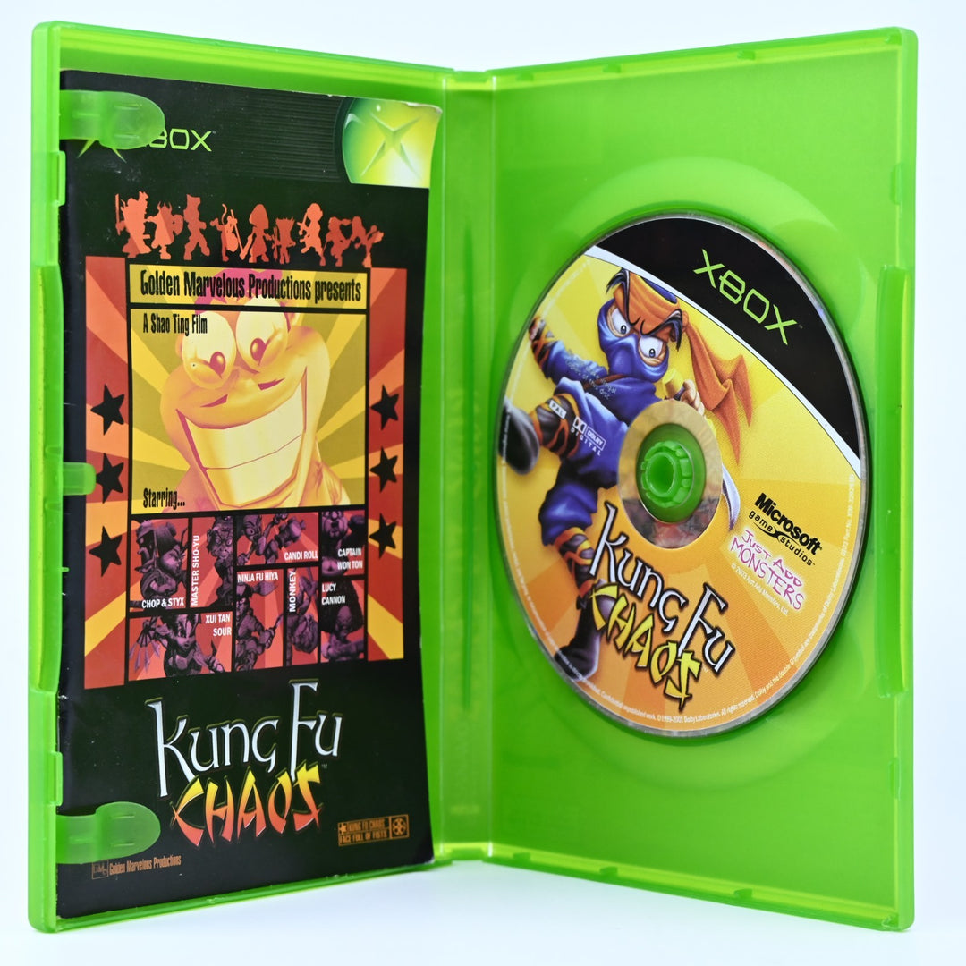 Kung Fu Chaos - Original Xbox Game + Manual - PAL - MINT DISC!