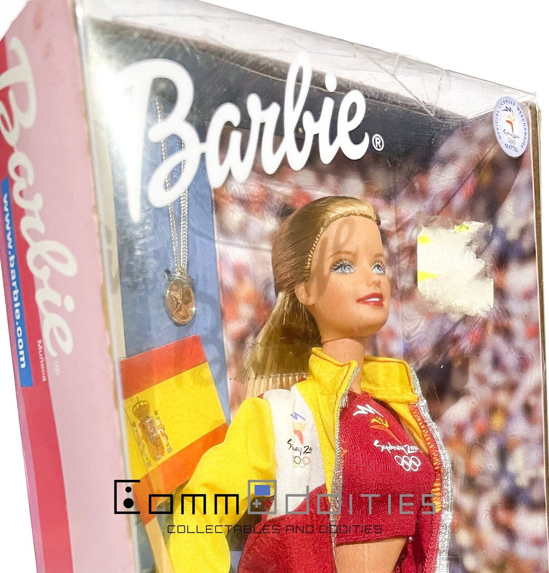 Barbie Doll - Sydney 2000 Olympics Spain Olympic Fan (Mattel 25979) Vintage Toy