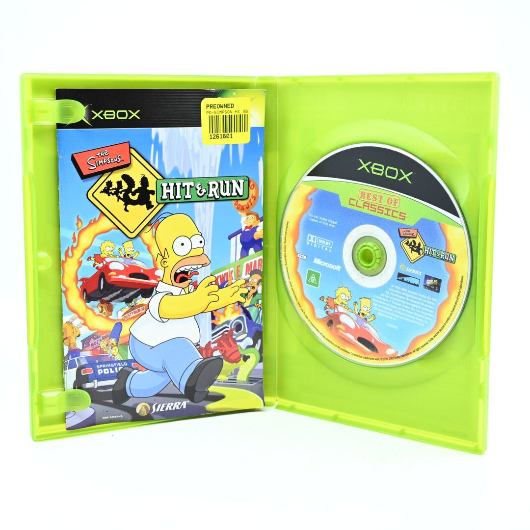 The Simpsons Hit & Run - Xbox Game - PAL - MINT DISC!