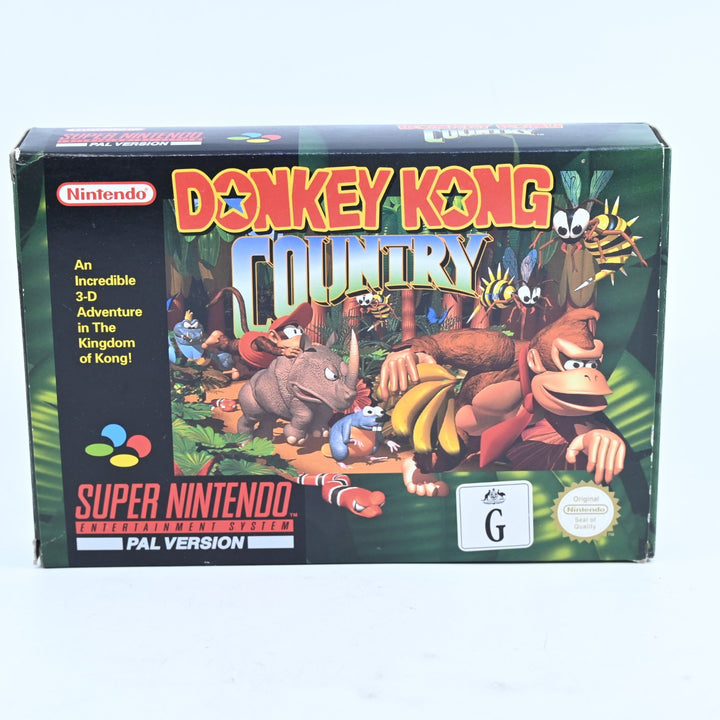 Donkey Kong Country - Super Nintendo / SNES Boxed Game - PAL - FREE POST!