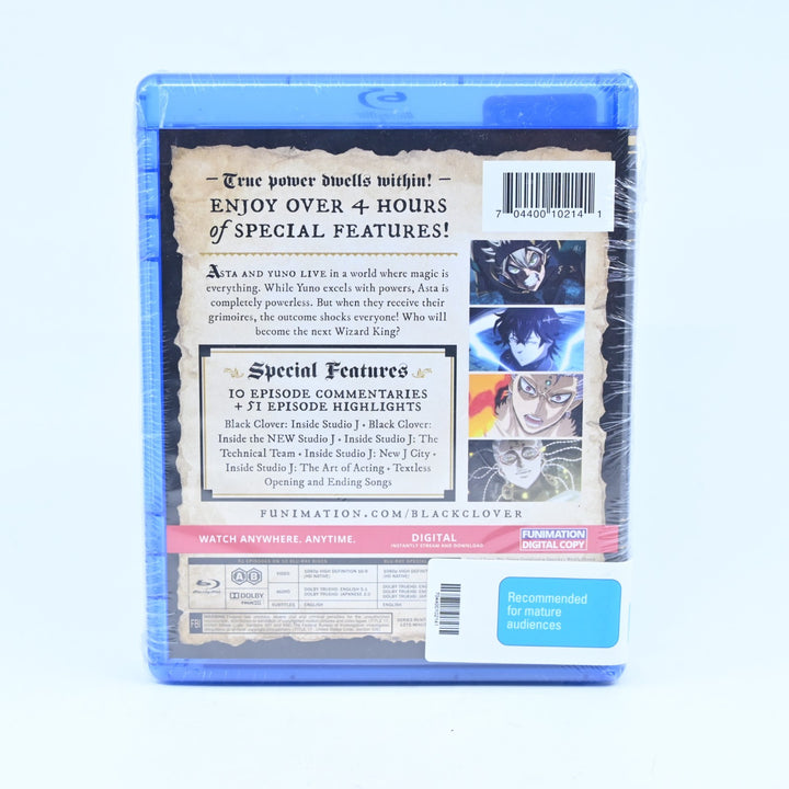 SEALED! Black Clover: Complete Season One - Region B - Anime Blu-ray