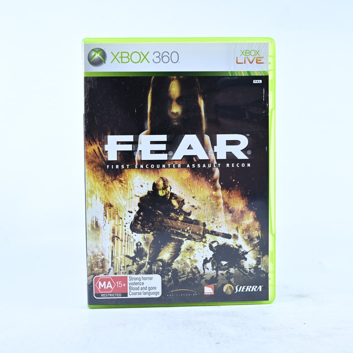 F.E.A.R. - Xbox 360 Game + Manual - PAL - MINT DISC! FEAR