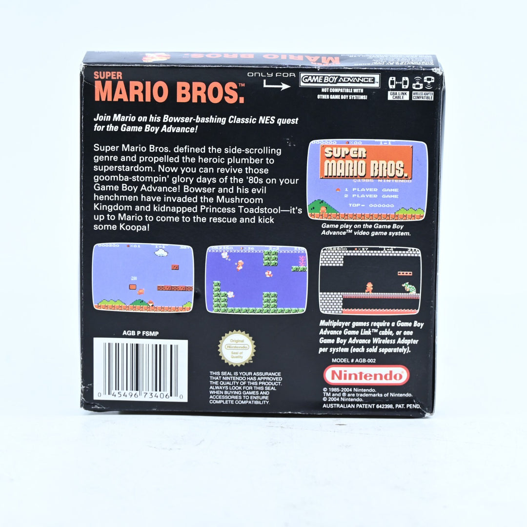 NES Classics: Super Mario Bros. - Nintendo Gameboy Advance / GBA Boxed Game