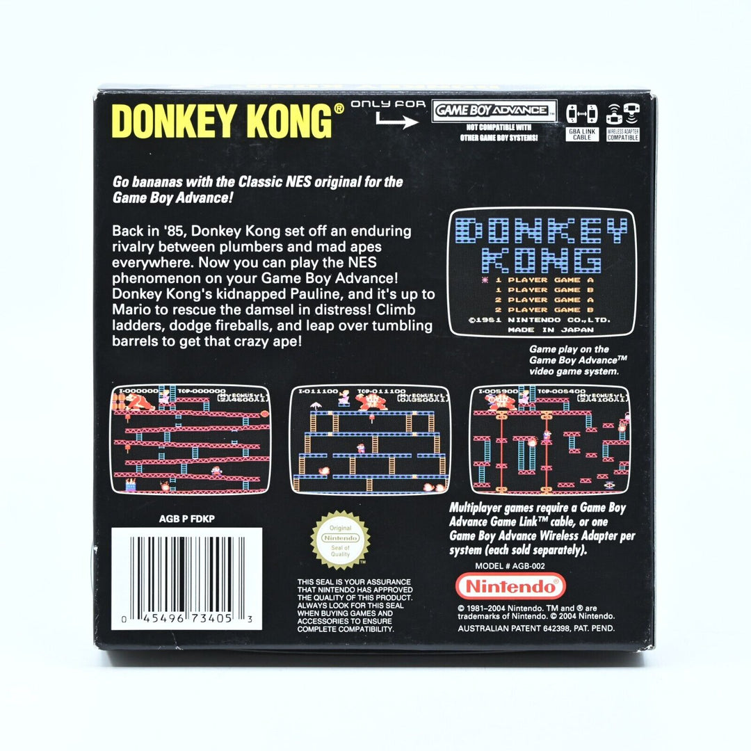 Donkey Kong - Nintendo Gameboy Advance / GBA Boxed Game - PAL - FREE POST!