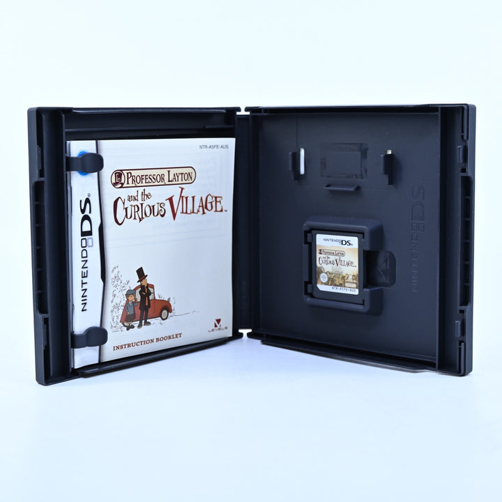 Professor Layton and the Curious Village - Nintendo DS Game - PAL + Manual